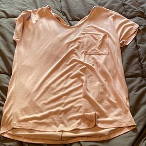 Pink Crossback T-shirt: M